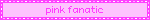 Pink animated pixel art badge